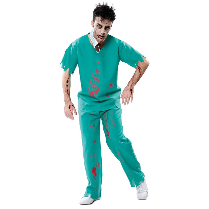 Disfraz de Cirujano Zombie para hombre