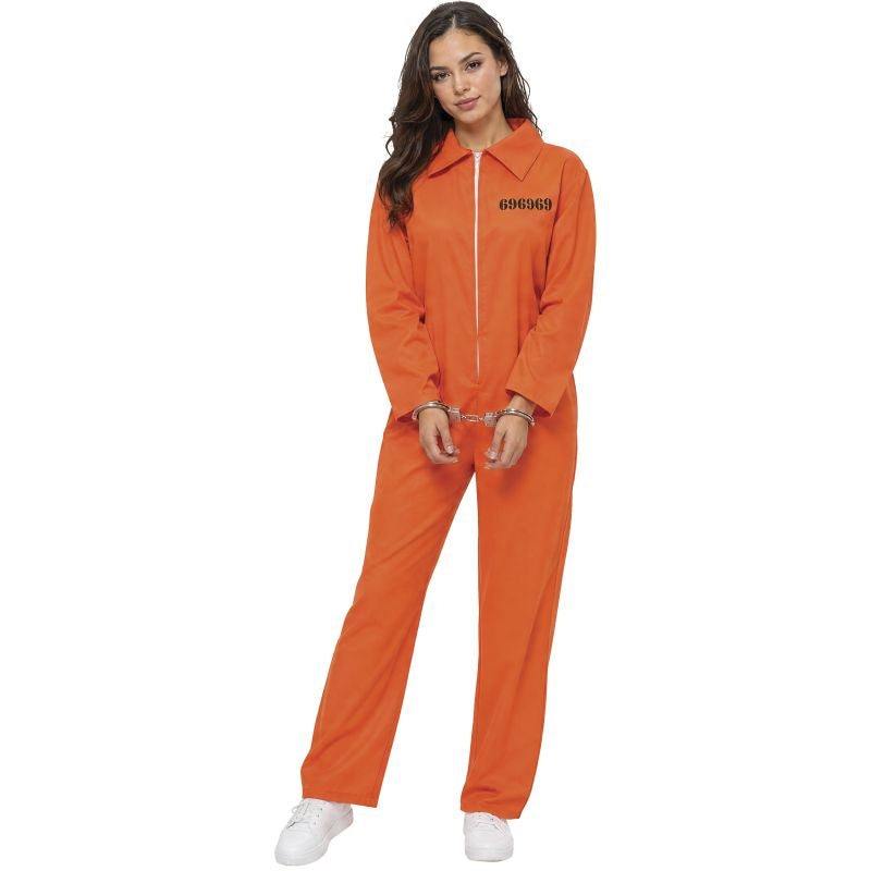 Disfraz de Convicta naranja para mujer