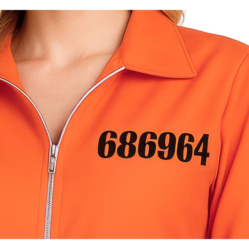 Disfraz de Convicta naranja para mujer