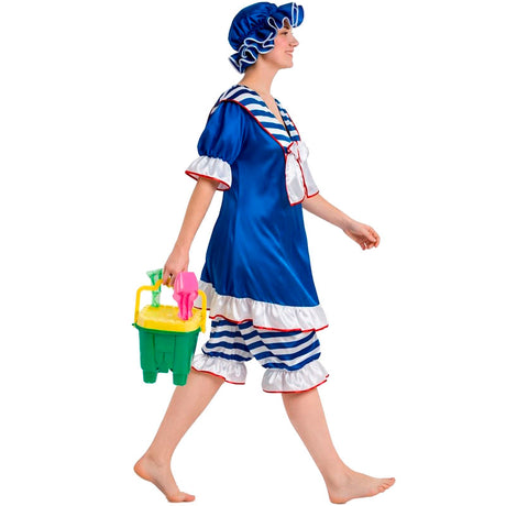 Disfraz de Bañista de los años 20 mujer perfil