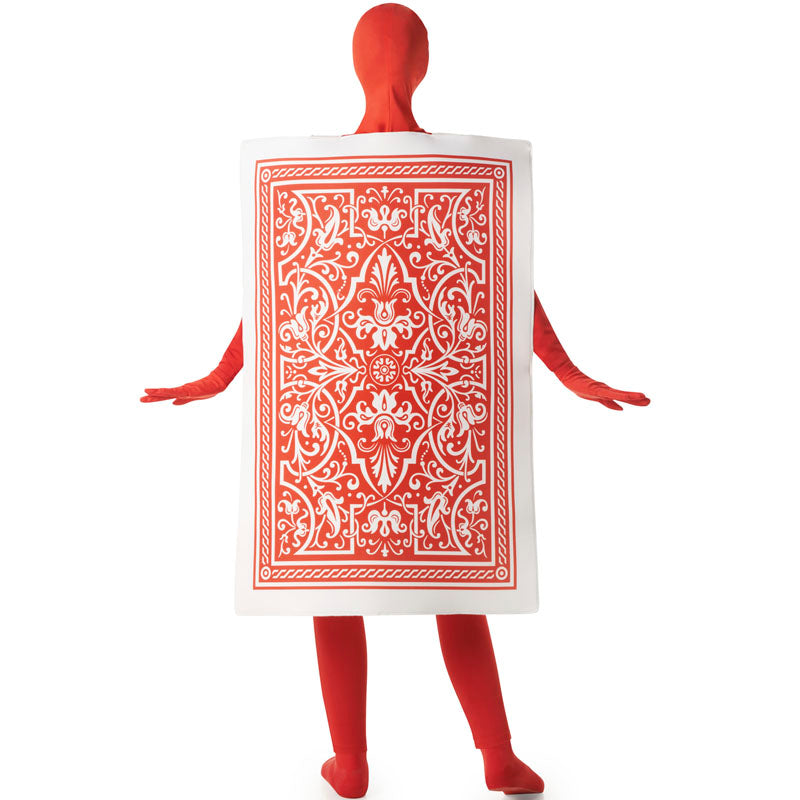 Disfraz de Carta Póker As de Corazones adulto unisex Espalda