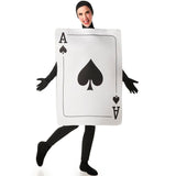 Disfraz de Carta Póker As de Picas adulto unisex Mujer