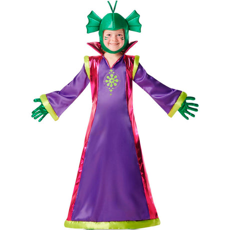 Disfraz de Extraterrestre morado para niña
