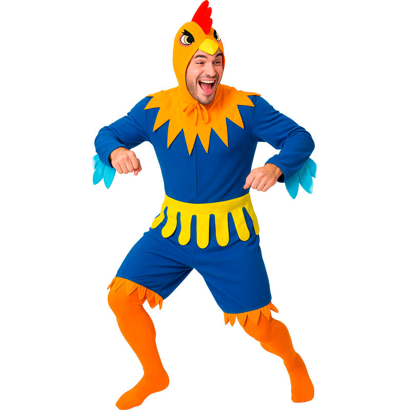 Disfraz de Gallo azul para hombre
