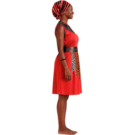 Disfraz de Guerrera Masái perfil