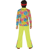 Disfraz de Hippie Flores para niño espalda