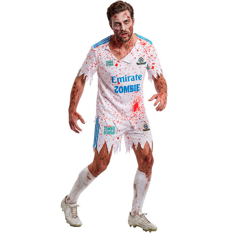 Disfraz de Jugador Fútbol zombie para hombre