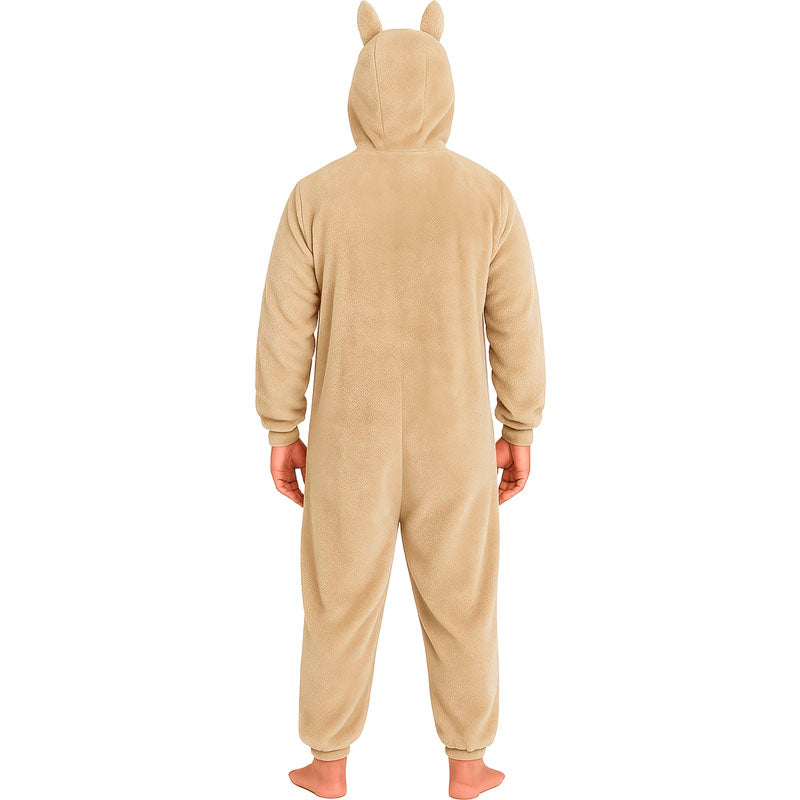 Disfraz de Labubu beige para hombre Espalda