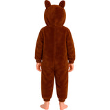 Disfraz de Labubu marrón infantil Espalda