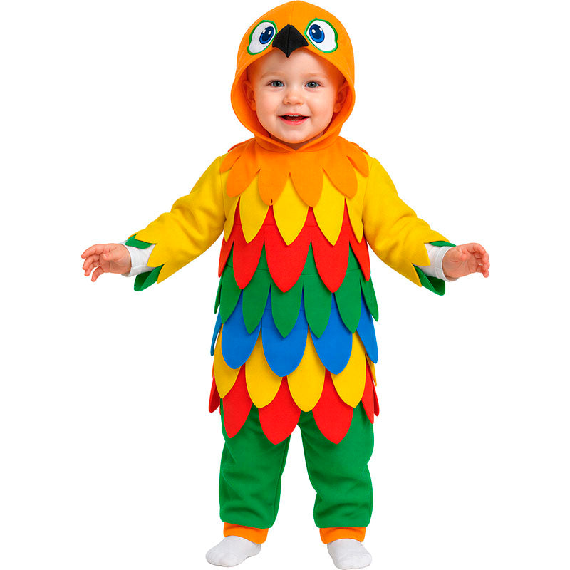 Disfraz de Loro Tropical para bebé