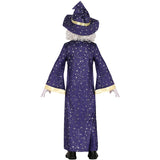 Disfraz de Mago azul para niño Espalda