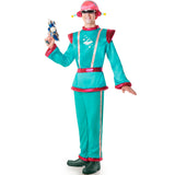 Disfraz de Marciano verde turquesa para hombre
