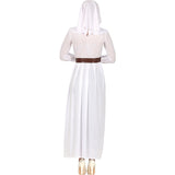 Disfraz de Monja blanca para mujer Espalda