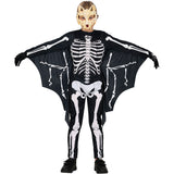 Disfraz de Murciélago Esqueleto alado infantil