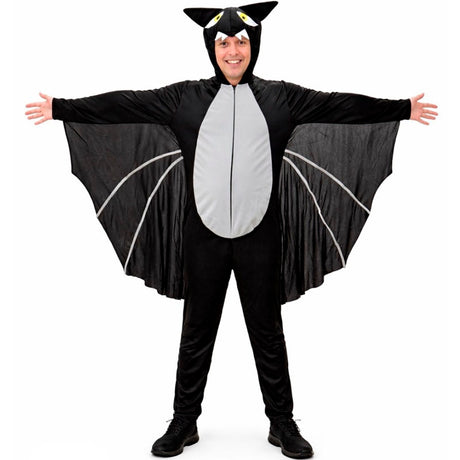 Disfraz de Murciélago negro para hombre