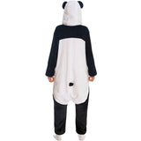Disfraz de Oso Panda Kigurumi Adulto espalda