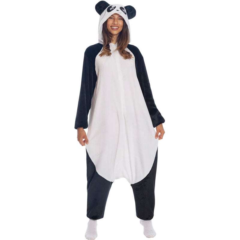 Disfraz de Oso Panda Kigurumi mujer