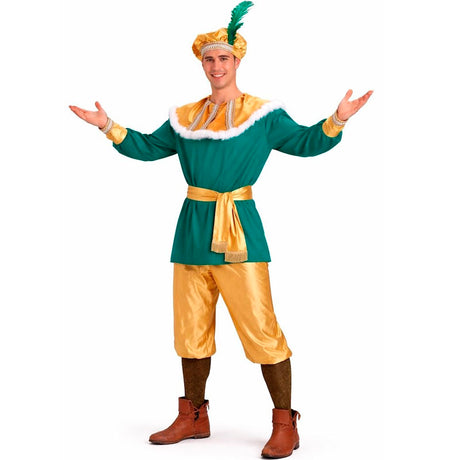Disfraz de Paje Real Rey Melchor para hombre