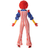 Disfraz de Payasa Americana para mujer Espalda