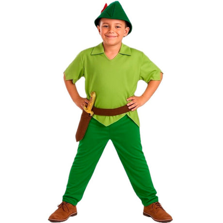 Disfraz de Peter Pan El País de Nunca Jamás para niño