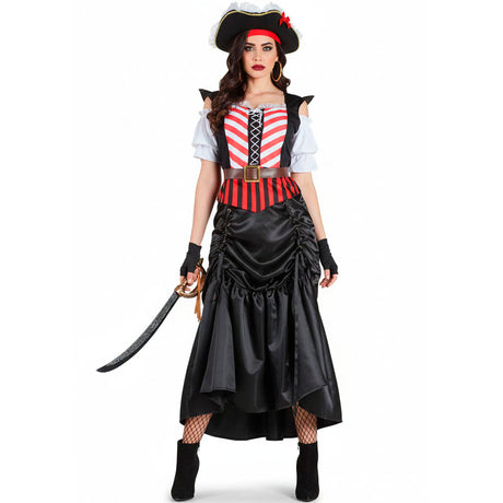 Disfraz de Pirata del Mar Rojo para mujer Bis