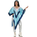 Disfraz de Poncho Disco Abba para mujer
