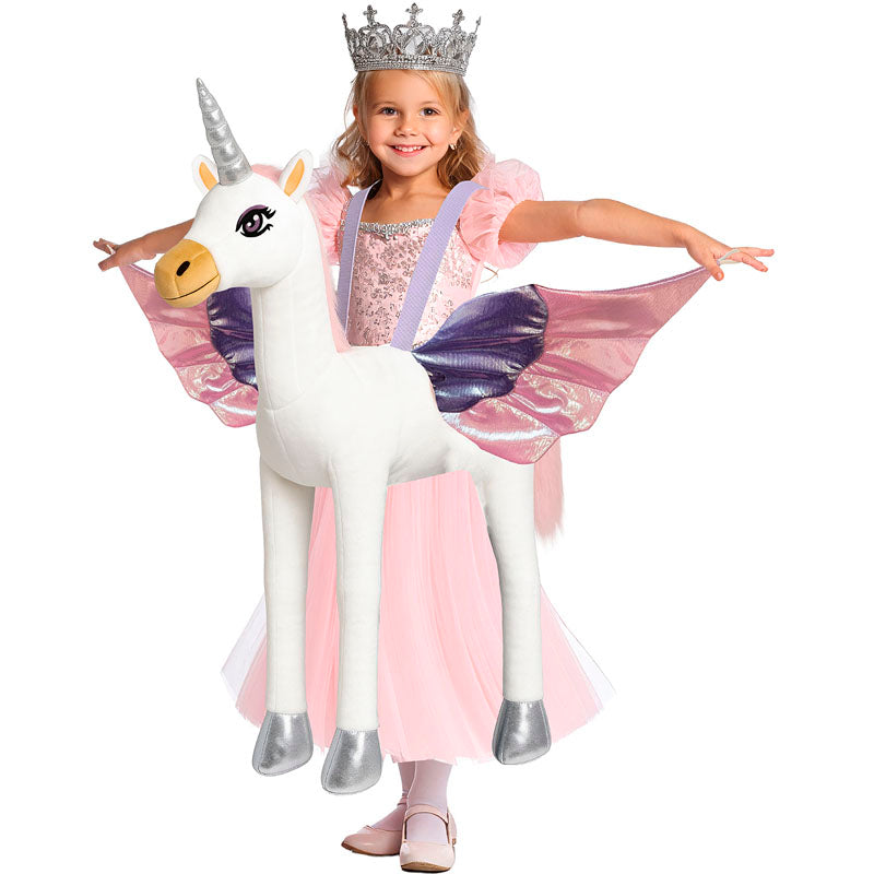 Disfraz de Princesa con unicornio para niña