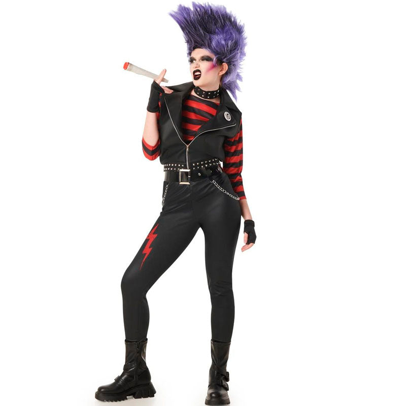 Disfraz de Punky rock para mujer