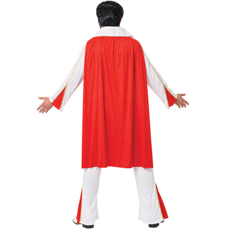 Disfraz de Rockero Elvis Presley para hombre espalda