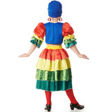 Disfraz de Rumbera bailarina para niña Espalda