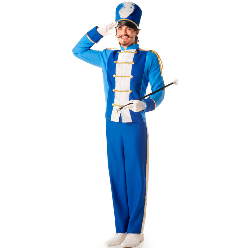 Disfraz de Soldadito de Plomo azul para hombre
