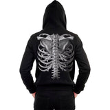 Disfraz de Sudadera Esqueleto para hombre Espalda