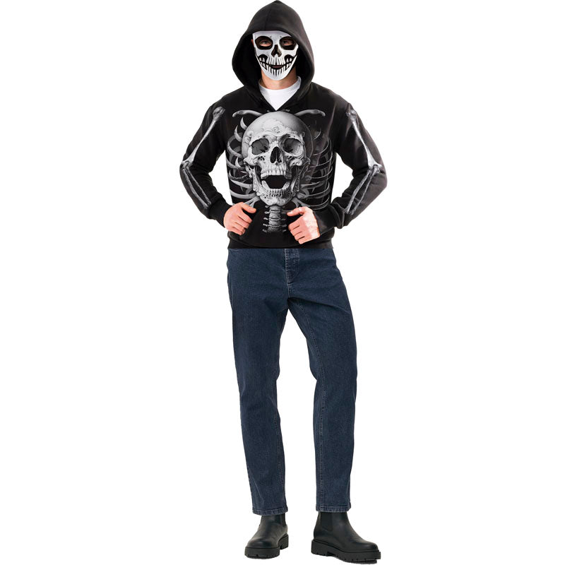 Disfraz de Sudadera Esqueleto para hombre