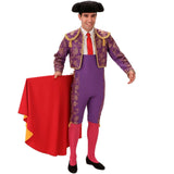 Disfraz de Torero morado para hombre