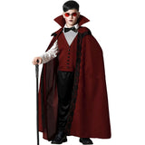 Disfraz de Vampiro burdeos para niño