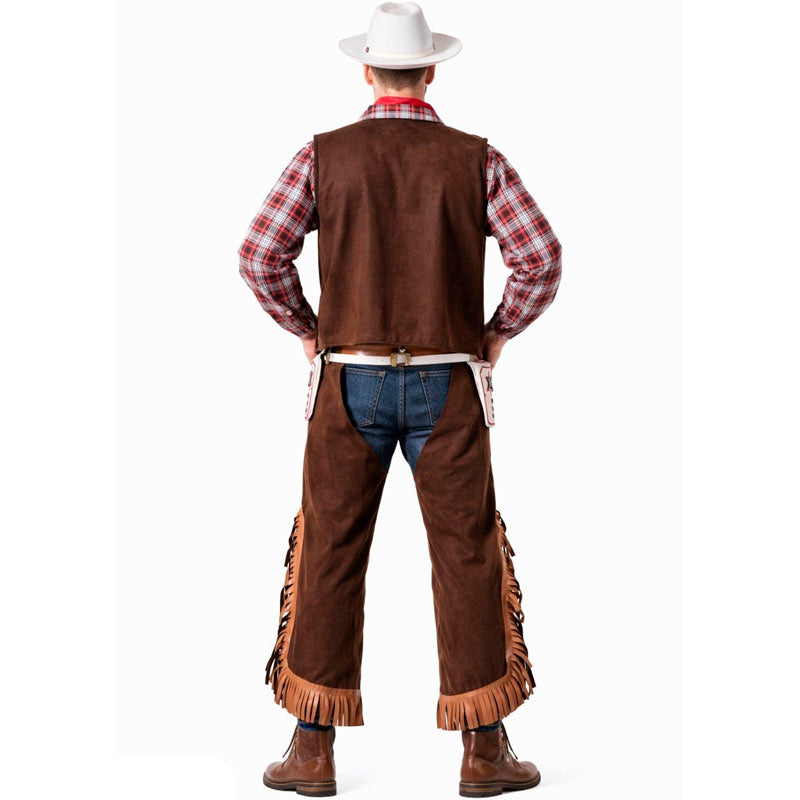 Disfraz de Vaquero Lucky Luke para hombre espalda