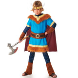 Disfraz de Vikingo azul infantil Niño