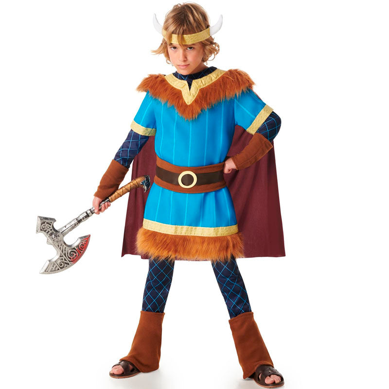 Disfraz de Vikingo azul infantil Niño