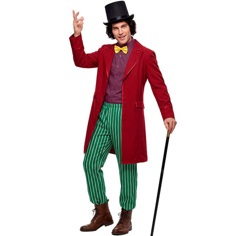 Disfraz de Willy Wonka el Chocolatero adulto unisex