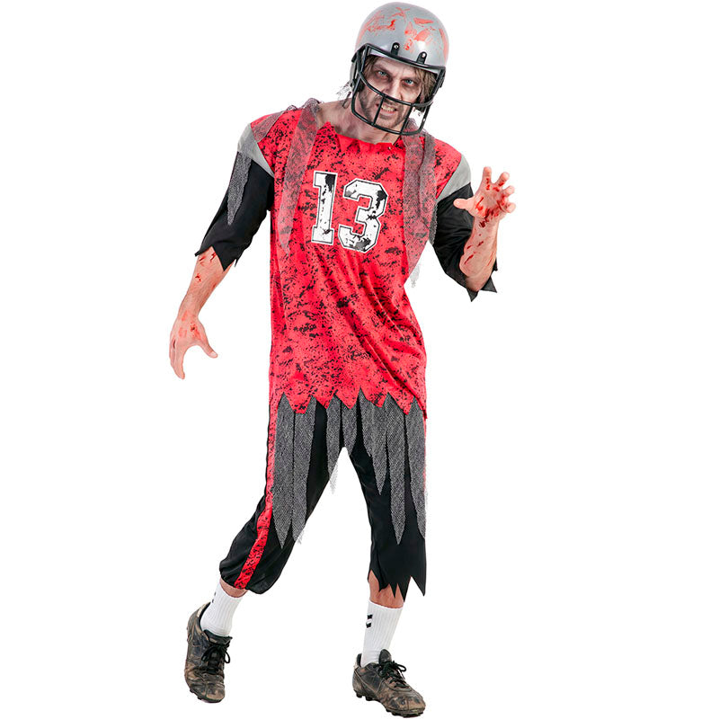 Disfraz de Zombie Fútbol Americano para hombre perfil
