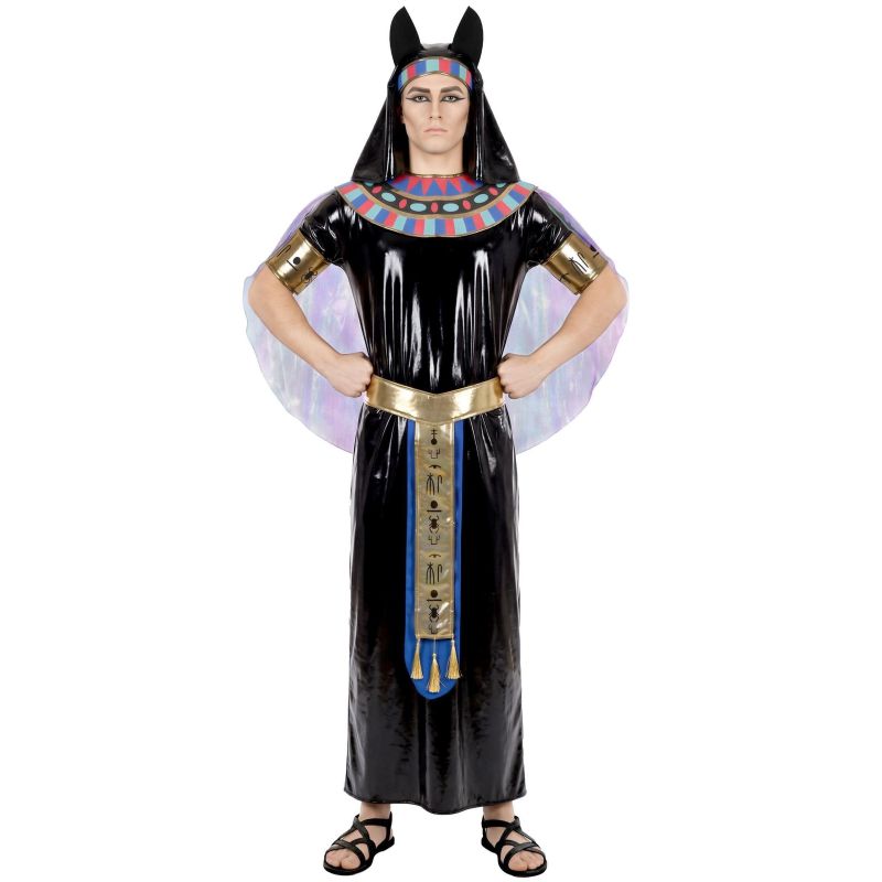 Disfraz de Dios Anubis negro para hombre