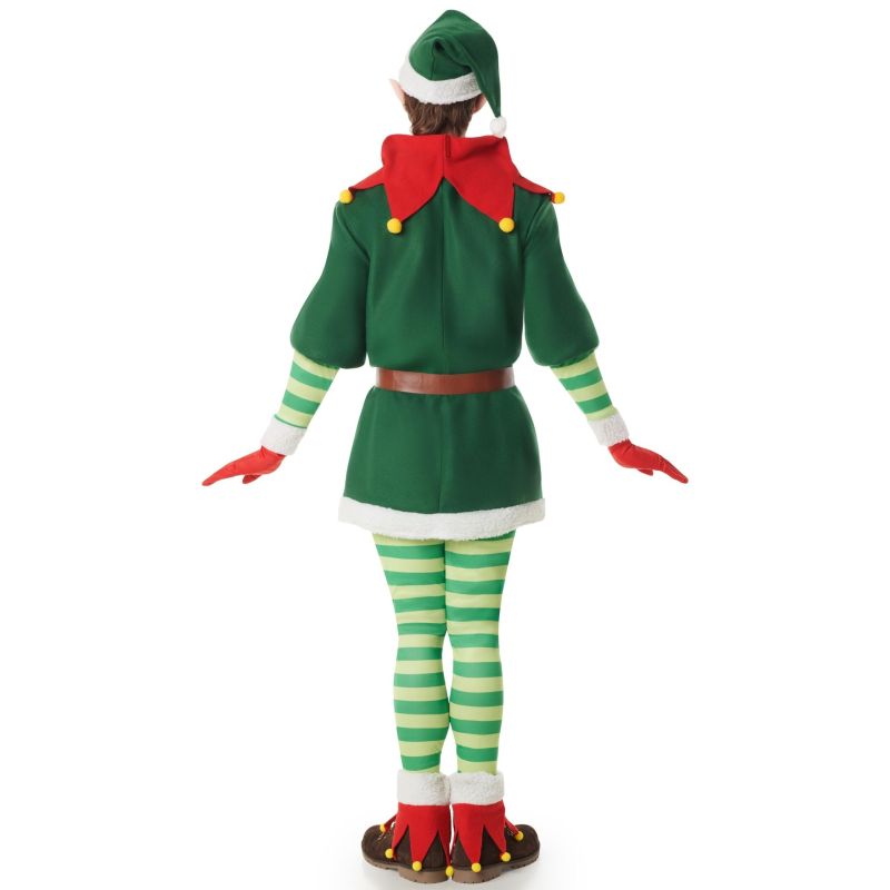 Disfraz de Elfo Dulce Navidad para hombre Espalda