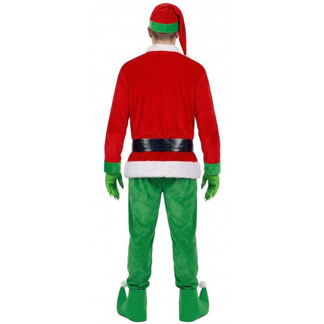 Disfraz de Elfo El Grinch para hombre Espalda