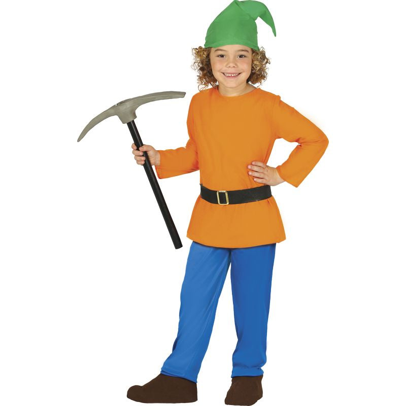 Disfraz de Enanito Naranja para niño