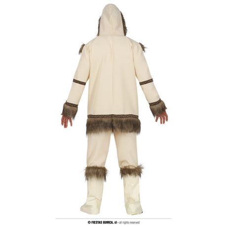 Disfraz de Esquimal Yupik para hombre Espalda