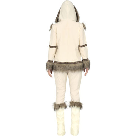 Disfraz de Esquimal Yupik para mujer Espalda