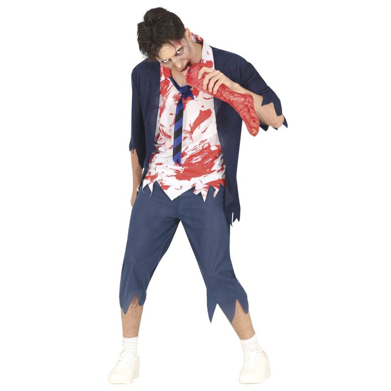Disfraz de Estudiante Zombie Terror para hombre