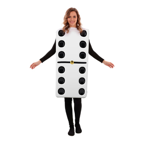 Disfraz de Ficha Dominó 6x6 adulto unisex Bis
