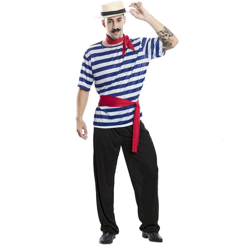 Disfraz de Gondolero Venecia para adulto unisex