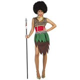 Disfraz de Guerrera Africana para mujer